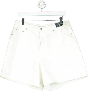 Abercrombie & Fitch White The Loose Short High Rise W 32