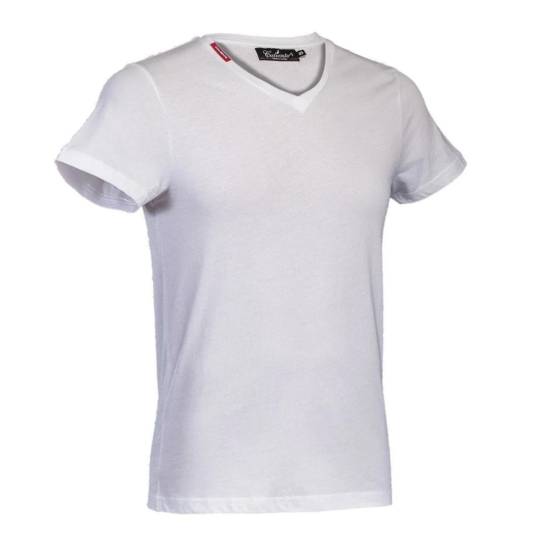 Basic White T-shirt - Caliente T-shirts & Polos Collection