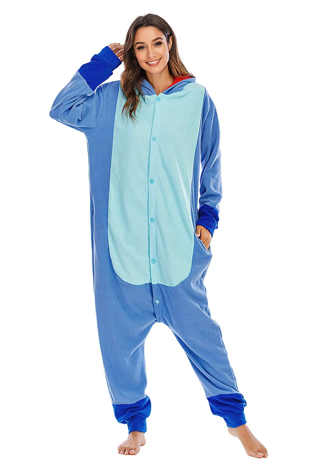 BGOKTA Halloween Animal Onesie Pajamas for Adults Costume Cosplay Homewear One Piece