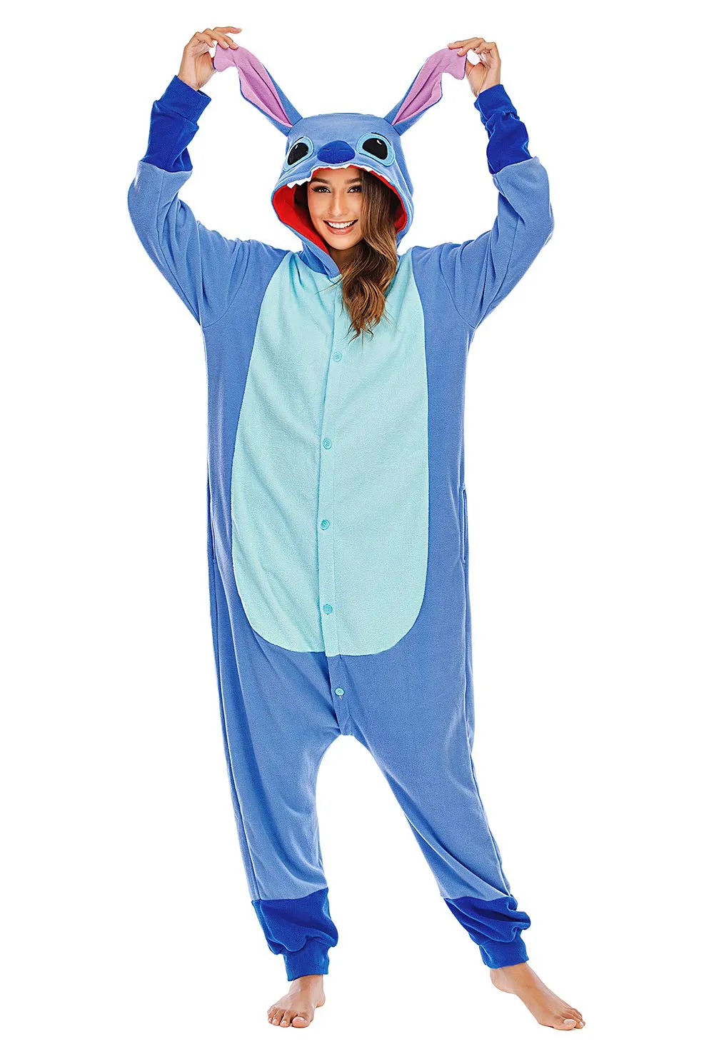 BGOKTA Halloween Animal Onesie Pajamas for Adults Costume Cosplay Homewear One Piece
