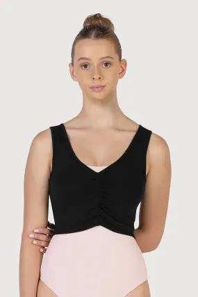 Bloch Nessa Cropped Tank Top - Black - FINAL SALE