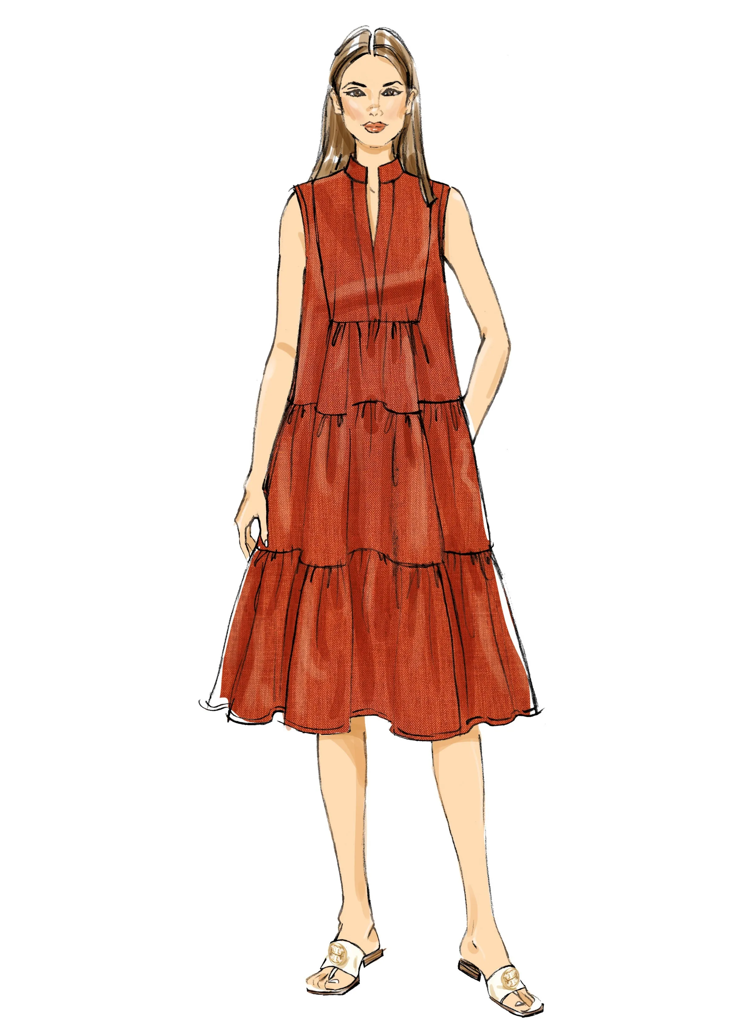 Butterick Sewing Pattern 6993 Loose-fitting Dresses