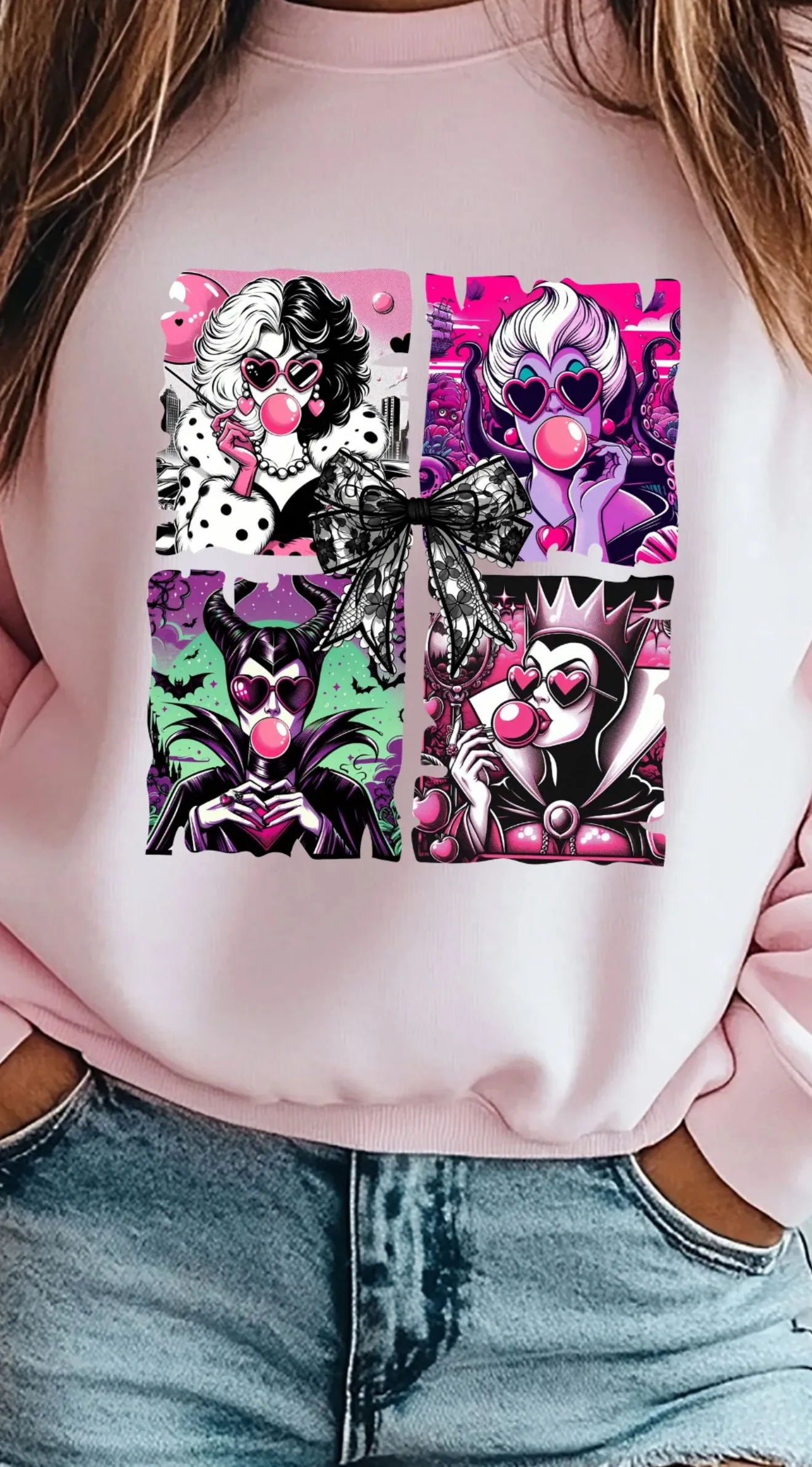 Character Direct To Film (DTF) Transfers for T-Shirts and Sweatshirts