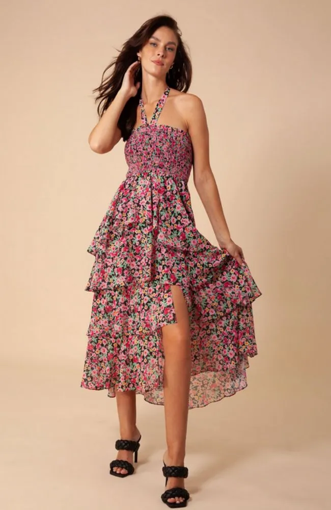 Corine Halter Maxi Dress