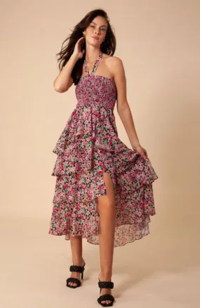 Corine Halter Maxi Dress