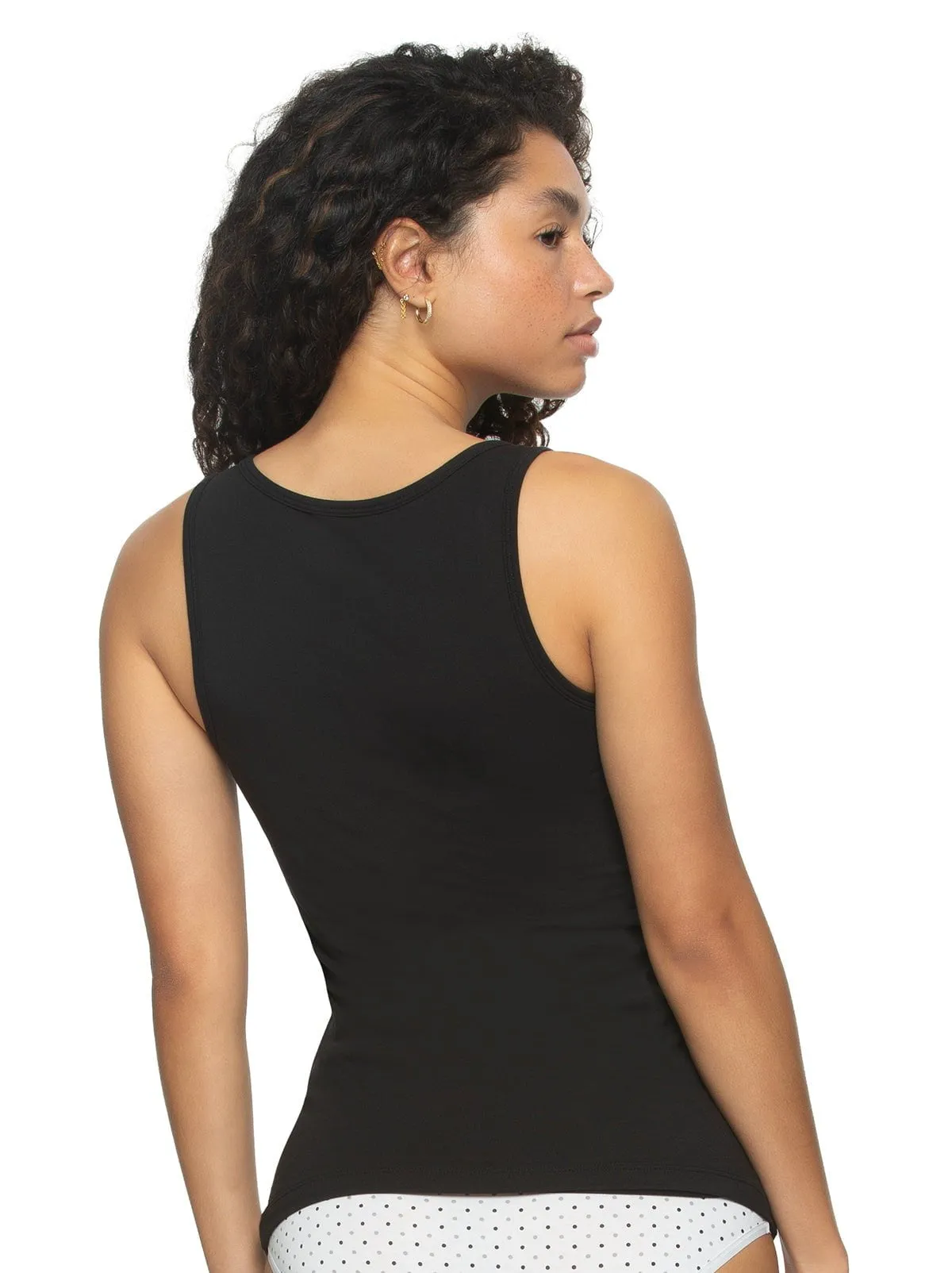 Cotton Modal Stretch Layering Tank Top 2-Pack