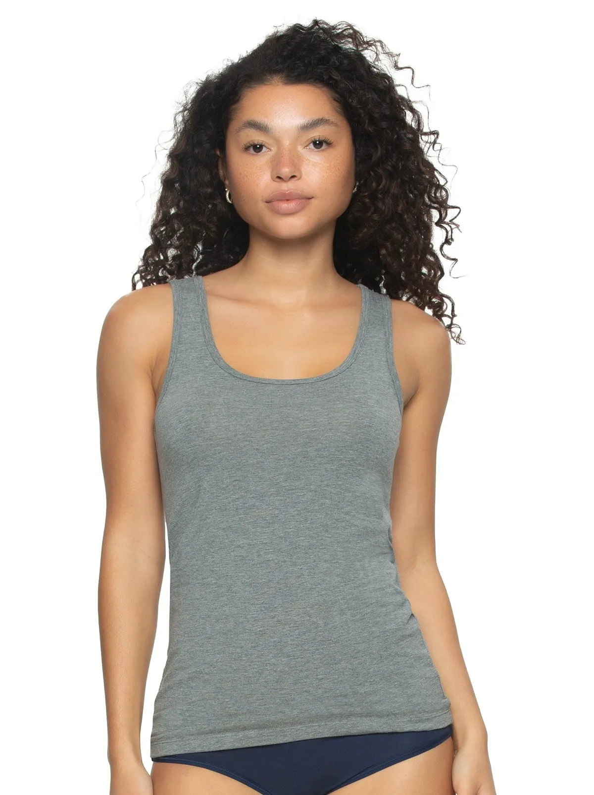 Cotton Modal Stretch Layering Tank Top 2-Pack