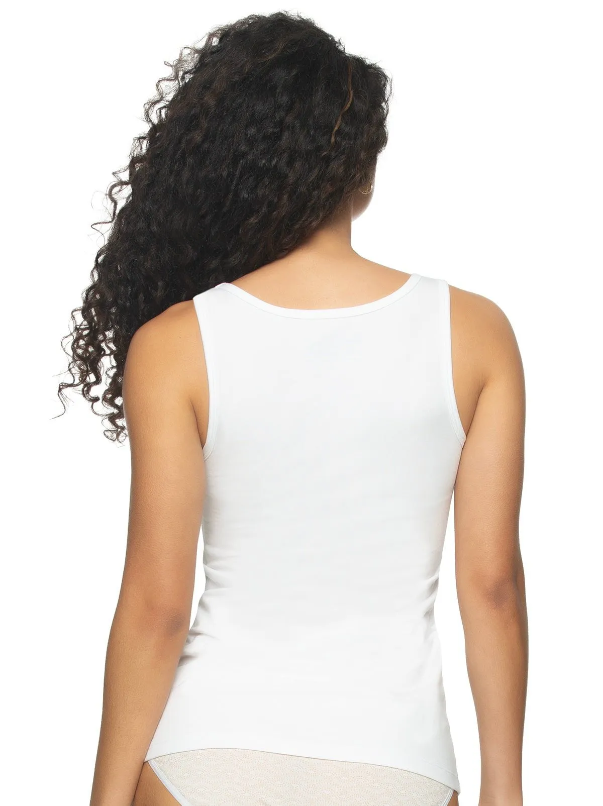 Cotton Modal Stretch Layering Tank Top 2-Pack