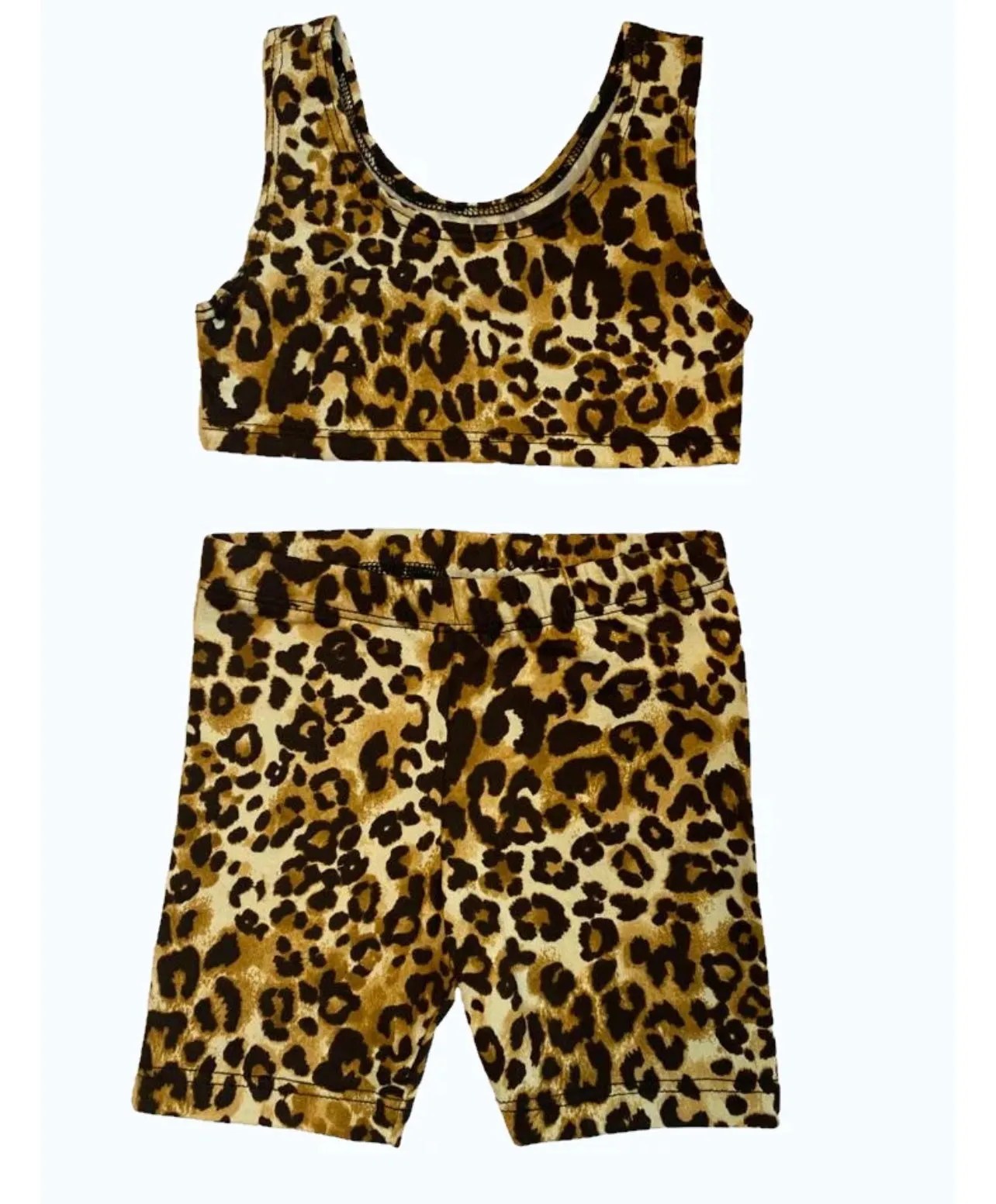 crop shirt shorts set