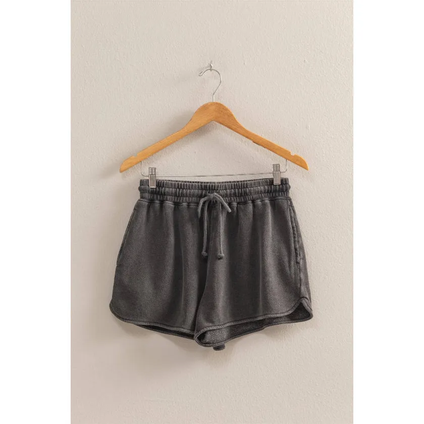 Drawstring Waist Casual Dolphin Shorts