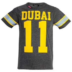 Dubai 11 - Drk Grey Melange T-shirt - Caliente T-shirts & Polos Collection