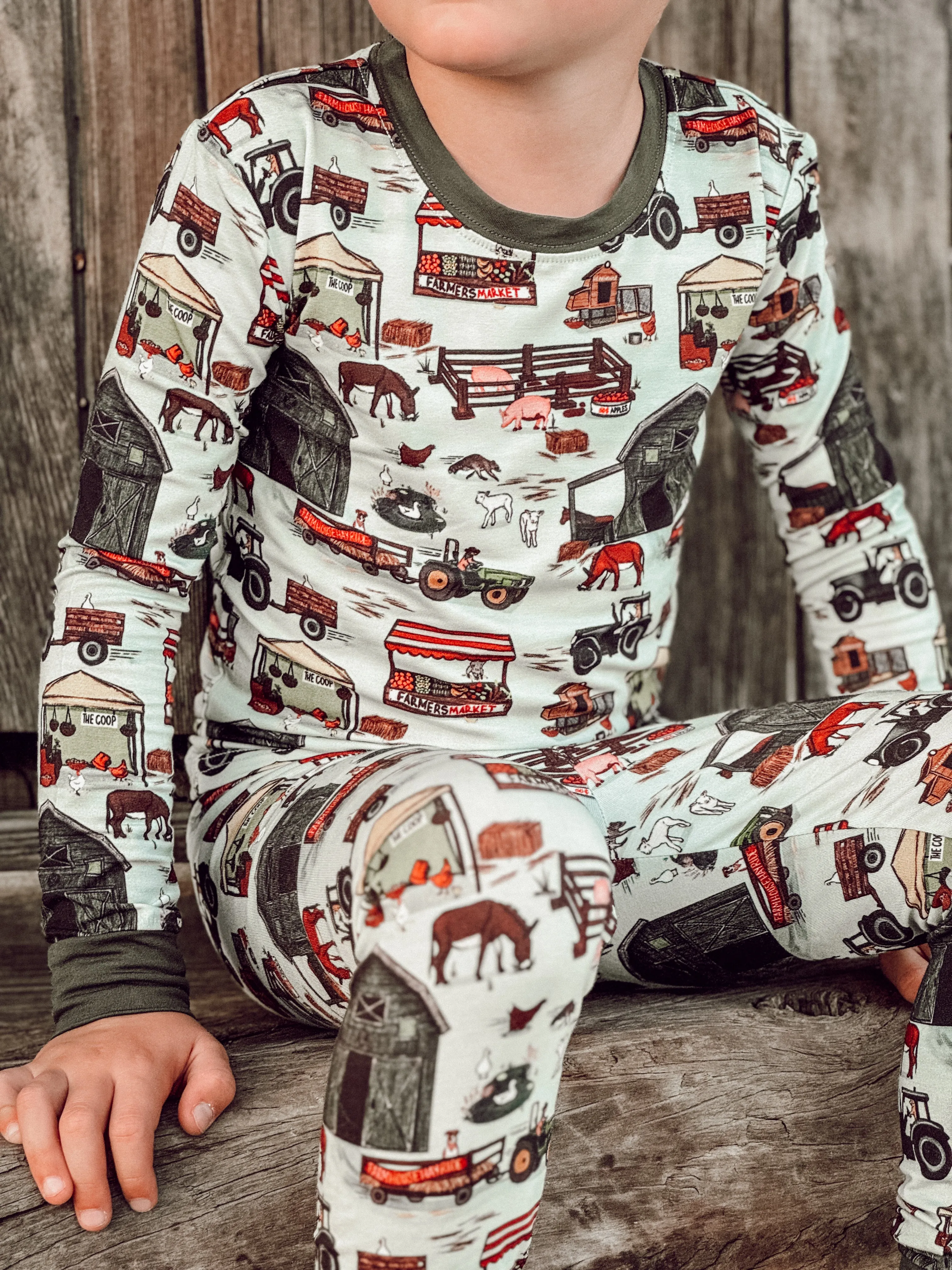 Farm Fresh 2 Piece Pajama Set