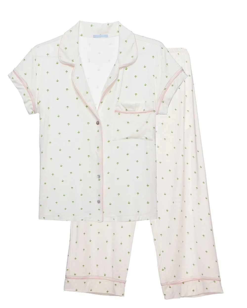Giving Palm Crop PJ Set