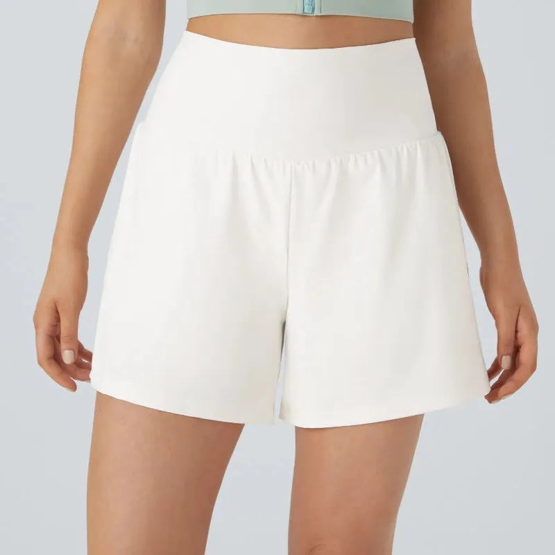 High Rise Dual-Pocket Shorts – Perfect for Active Movement