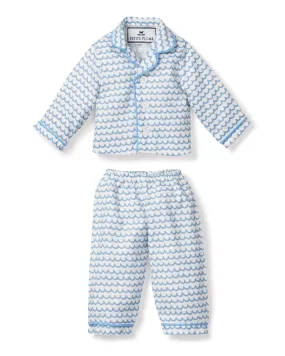 Kid's Twill Doll Pajamas in La Mer