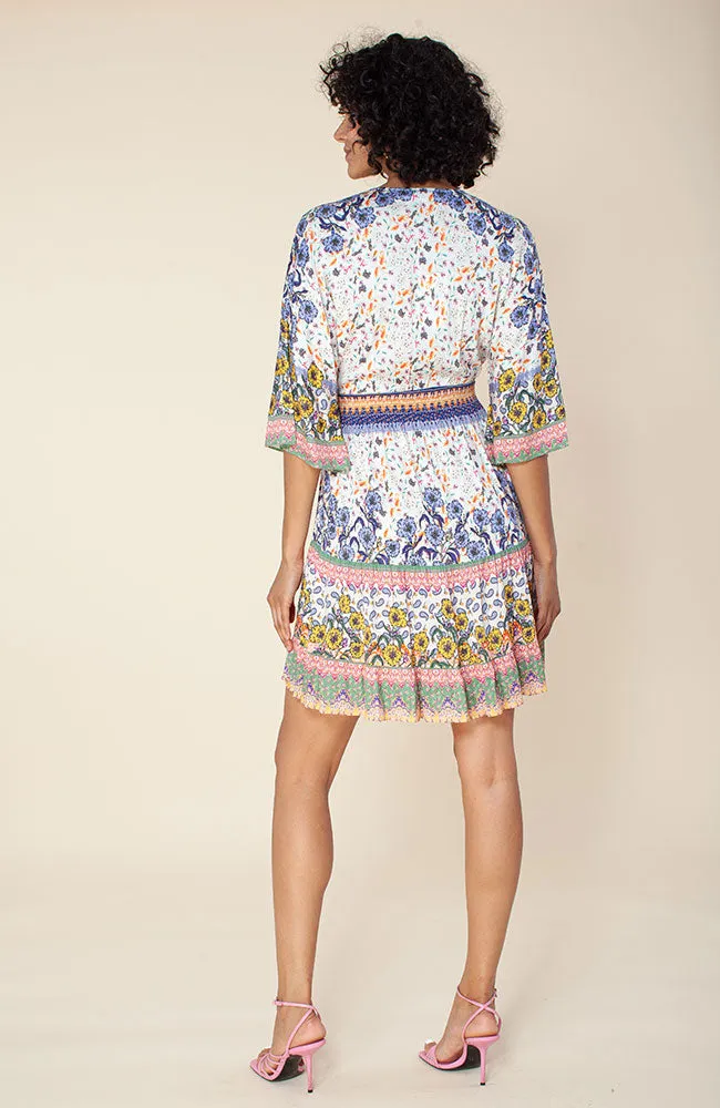 Kimono Sleeve Dress in Ivory
