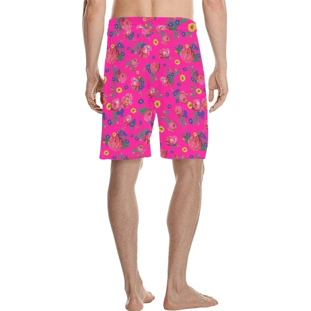 Kokum Ceremony Pink Men's Casual Shorts