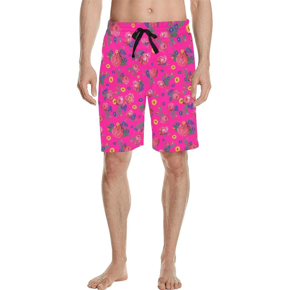 Kokum Ceremony Pink Men's Casual Shorts