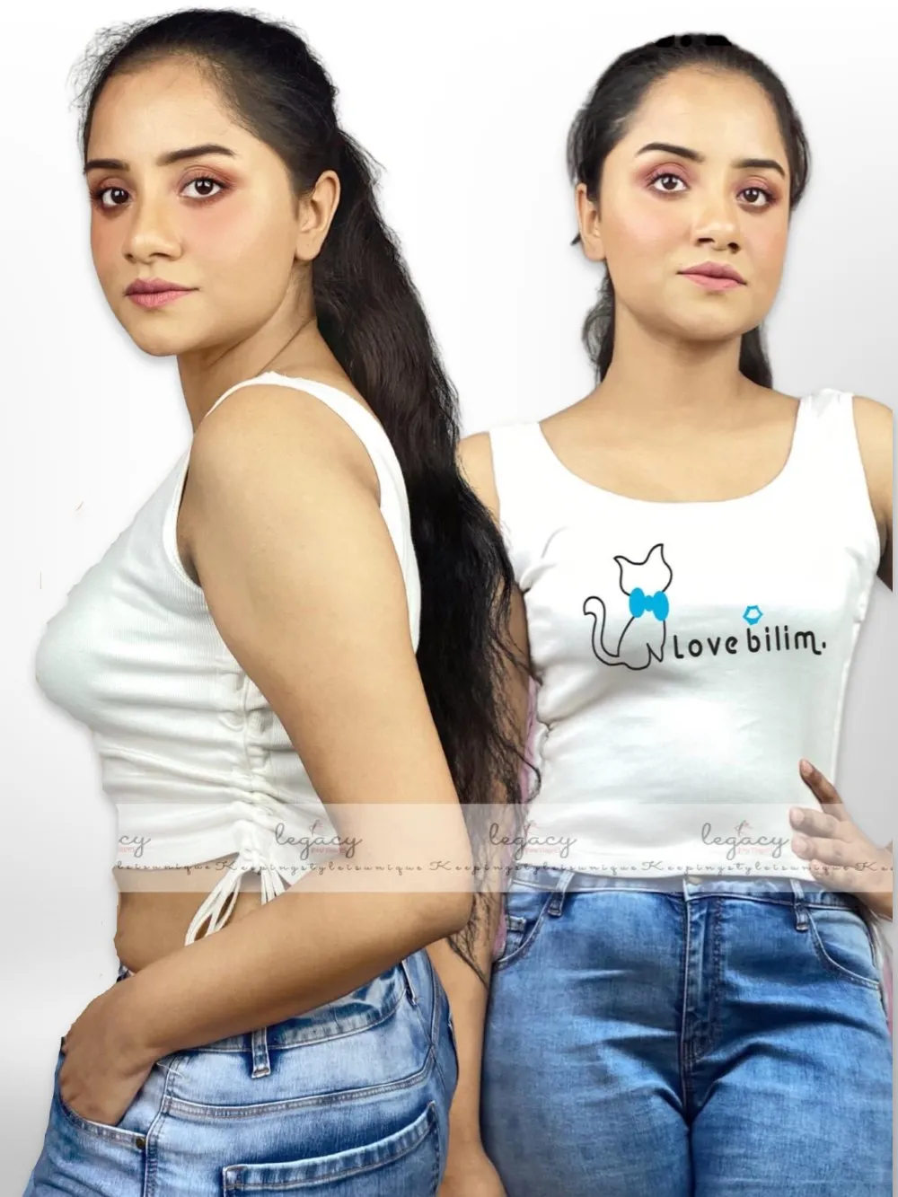 LOVE FOR BILLIS Printed Ladies Summer Fashionable TankTop