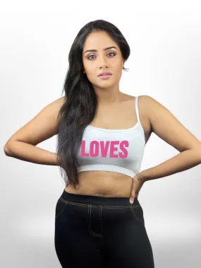 Loves Womens Printed  Soft Bra