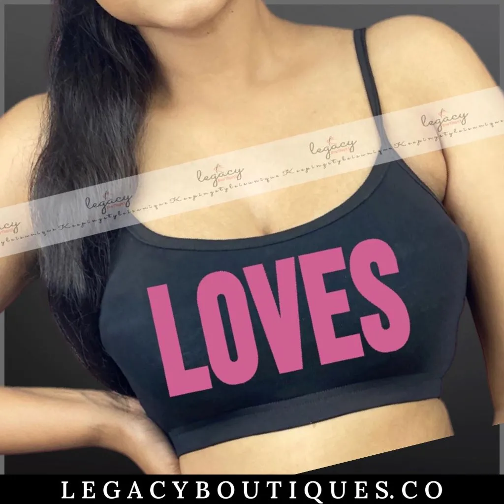 Loves Womens Printed  Soft Bra
