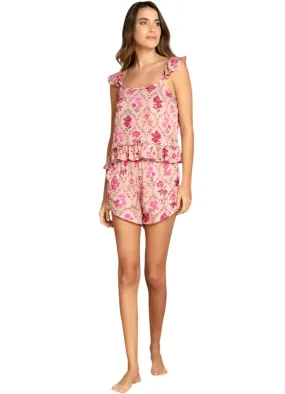 Maaji Damask Rose Serenity Sleeveless Short Set