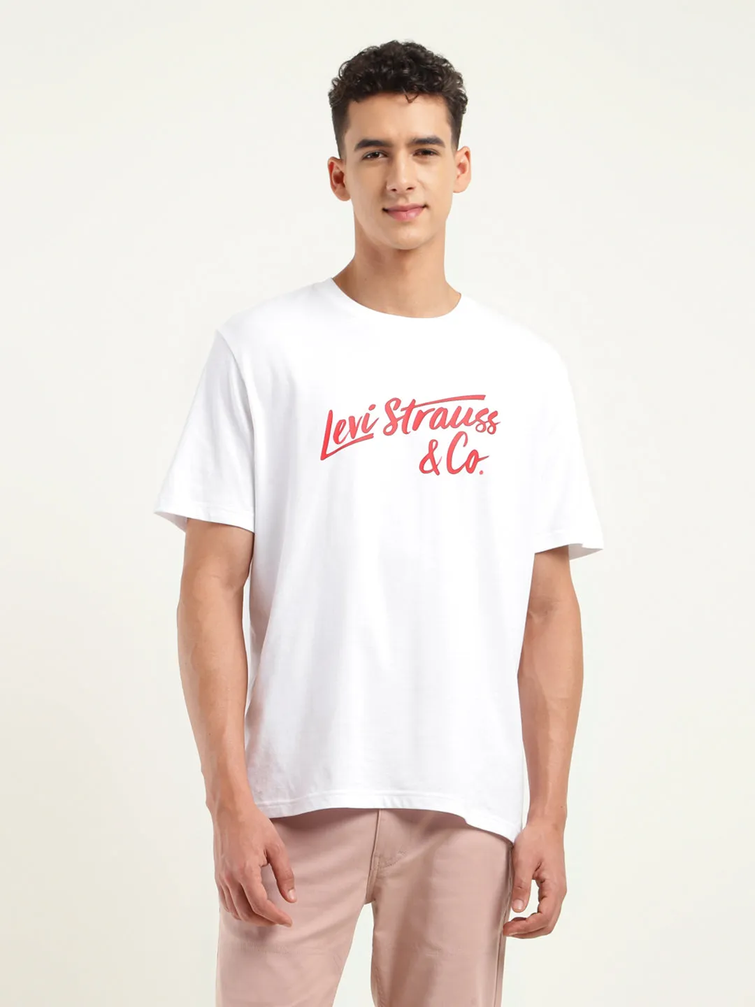 Men's Solid Relaxed Fit T-Shirt