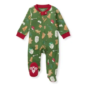 Pajamas - Holiday Cookies - Dark Jade