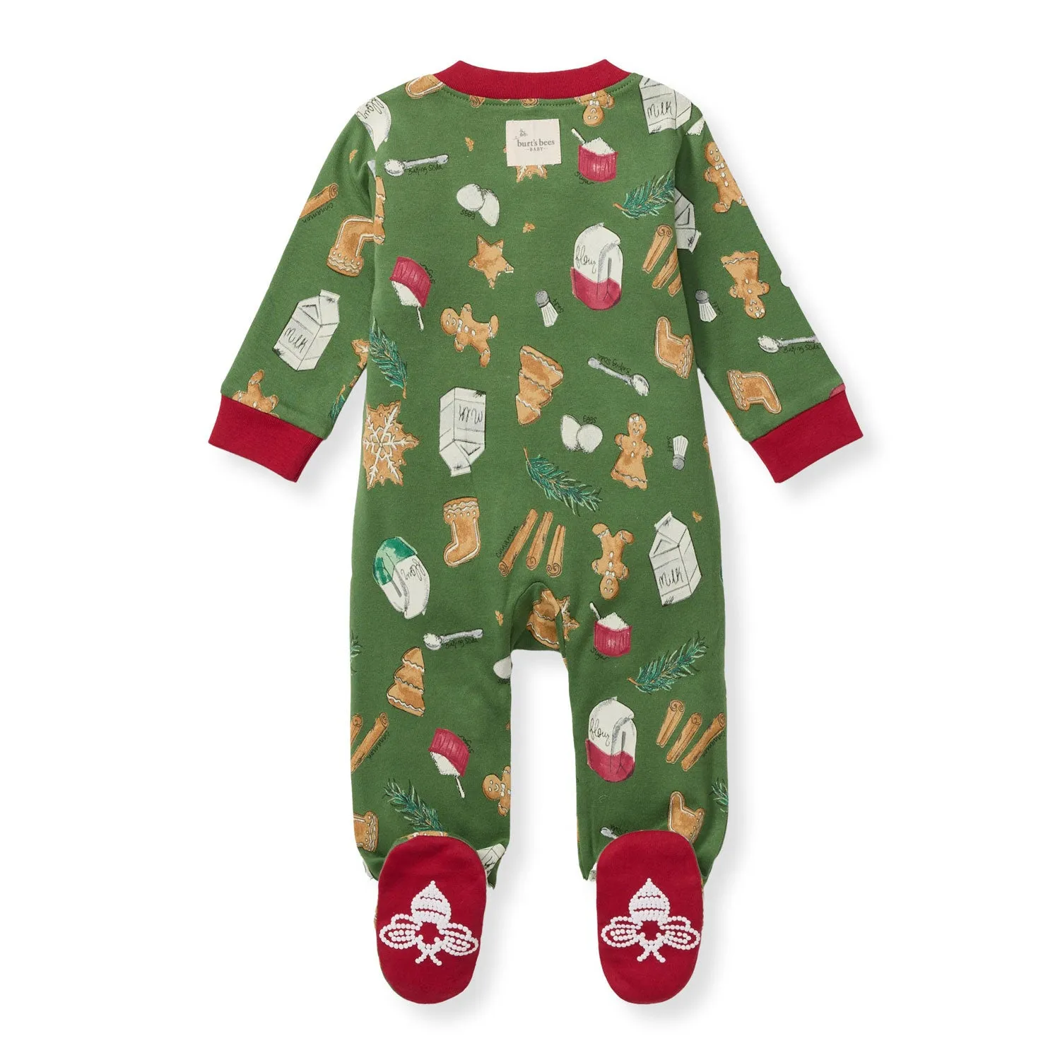 Pajamas - Holiday Cookies - Dark Jade
