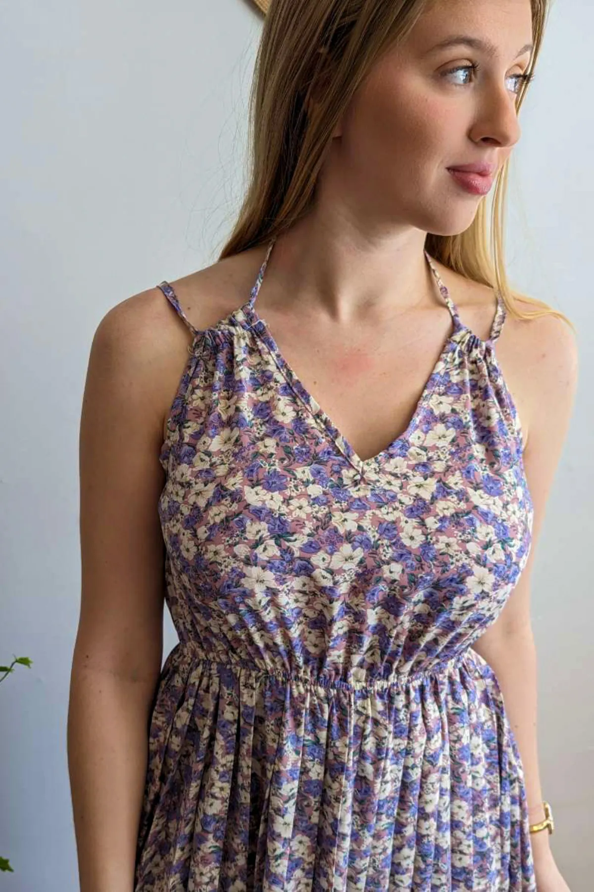 Paper Rings Floral Midi Dress