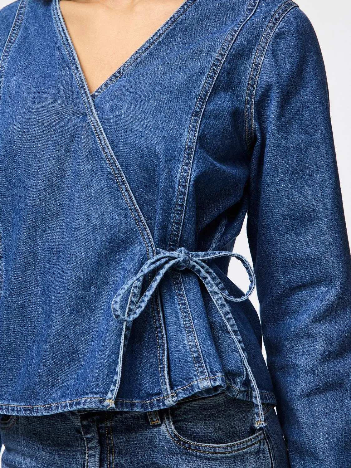 PCTABI Top - Dark Blue Denim
