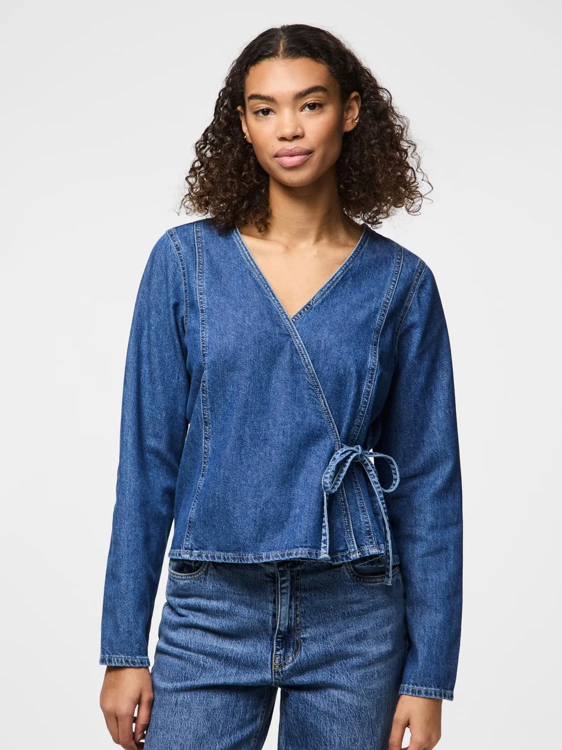 PCTABI Top - Dark Blue Denim
