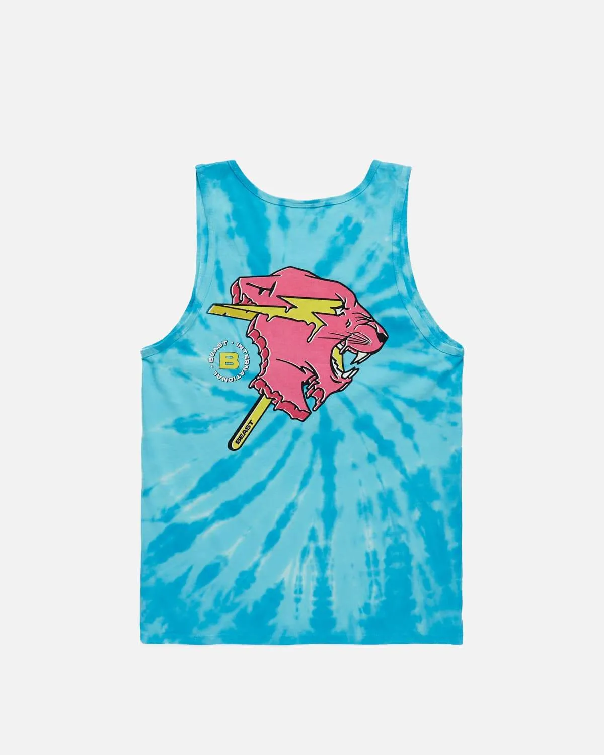 'Popsicle Beast' Tie Dye Tank Top