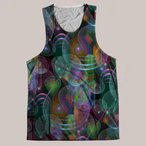 Psychedelic Tank Top (UV/RGB, Eco-Friendly) | BUBBLEDROP