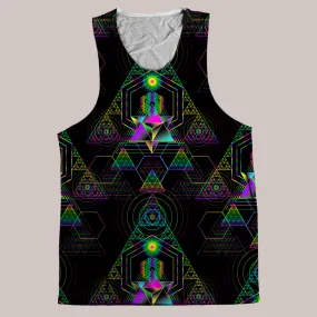 Psychedelic Tank Top (UV/RGB, Eco-Friendly) | SIREPINSKI SAMADHI