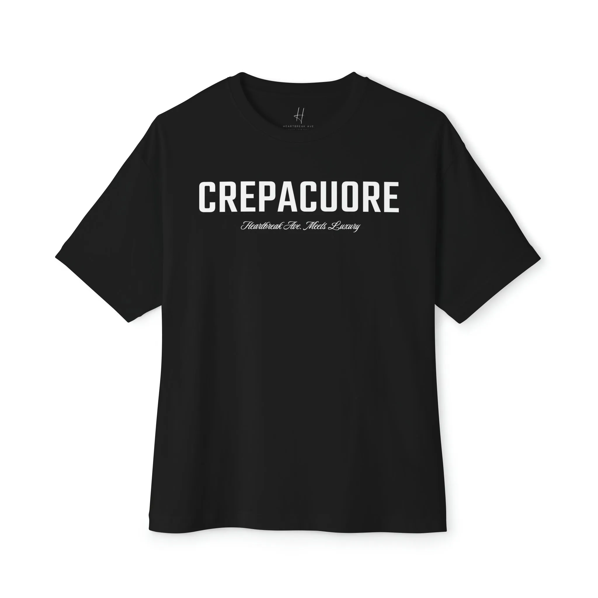 "Crepacuore 444" Unisex Oversized Boxy Tee