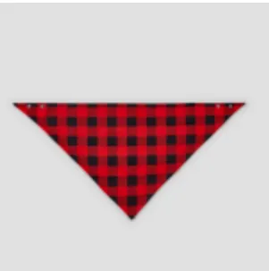 "MERRY CHRISTMAS GREAT AGAIN" Letter Printed Classical Red and Black Plaid Family Pajamas Sets