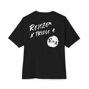 "Triple 4 Records" Unisex Oversized Boxy Tee