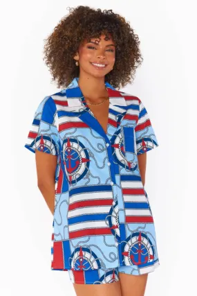 Show Me Your Mumu Home and Away Pj Set - Anchors Away