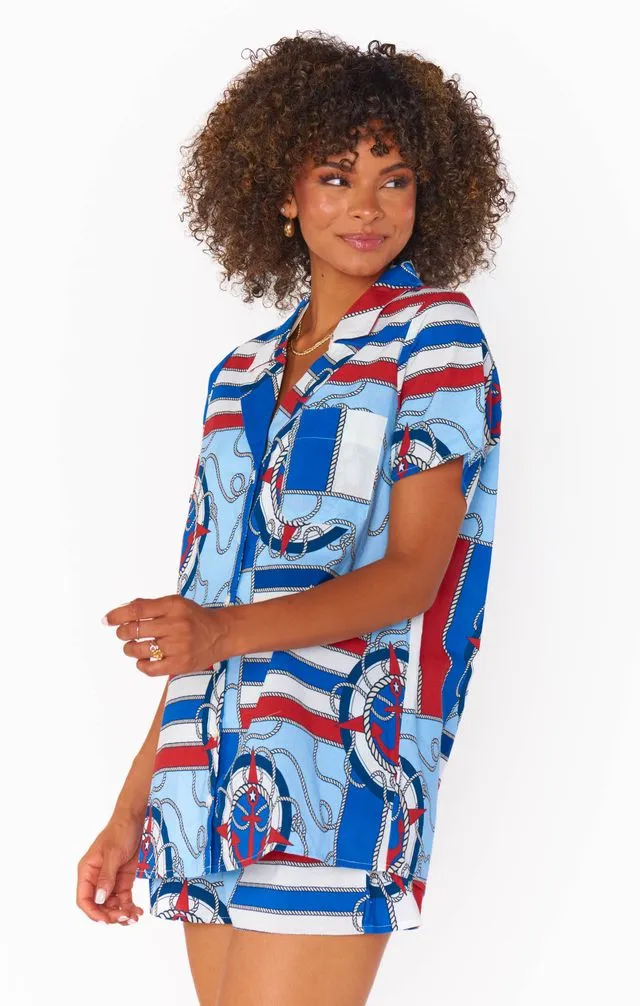 Show Me Your Mumu Home and Away Pj Set - Anchors Away