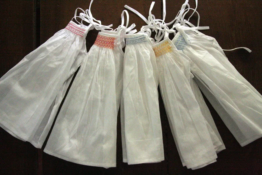 Simple Smock Voil Dresses