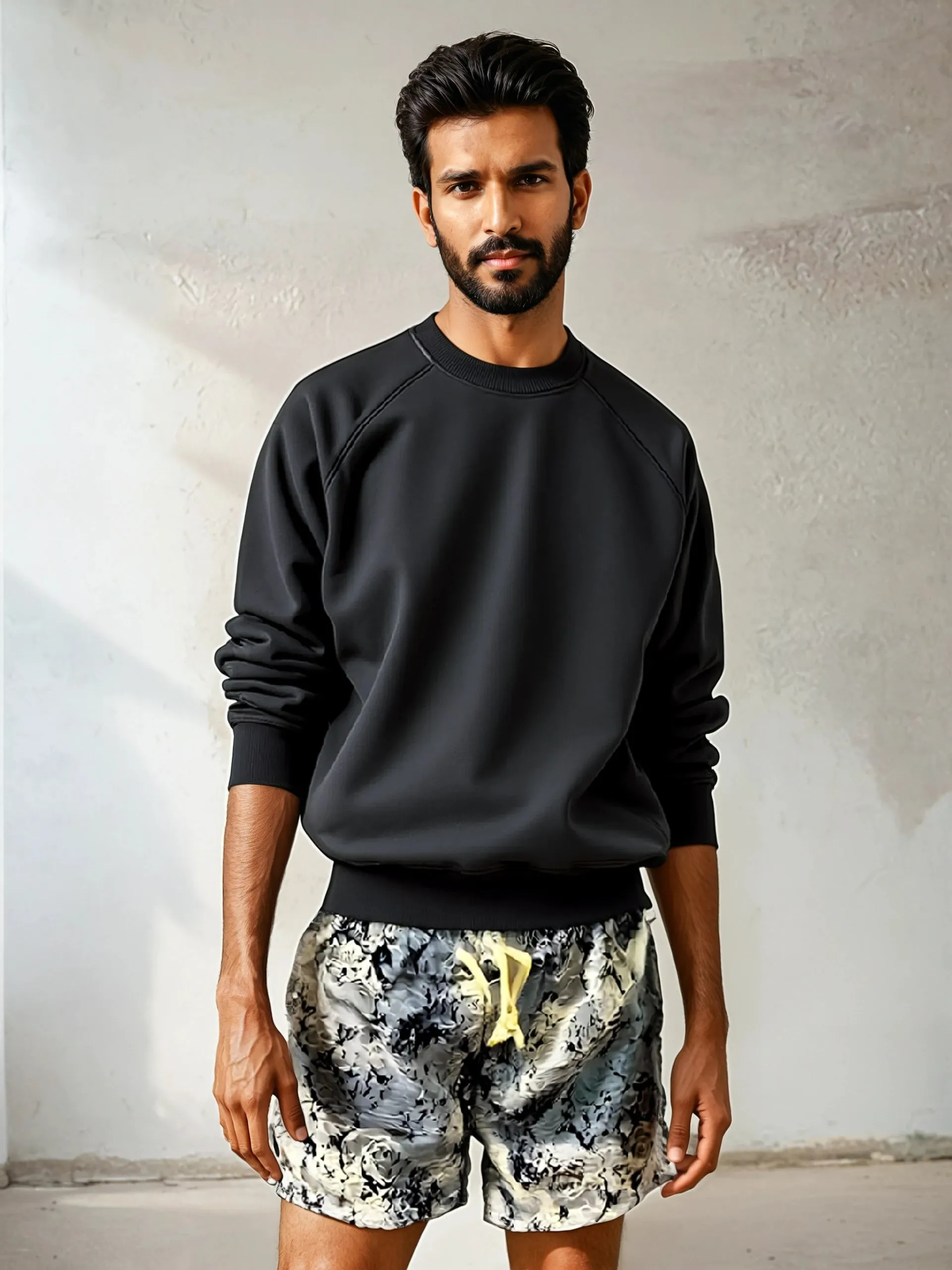Summer Loose Shorts Couple Popular Versatile Casual Straight Men'S Flower Oil Painting Beach Shorts Hawaiian Casual Silk Shorts