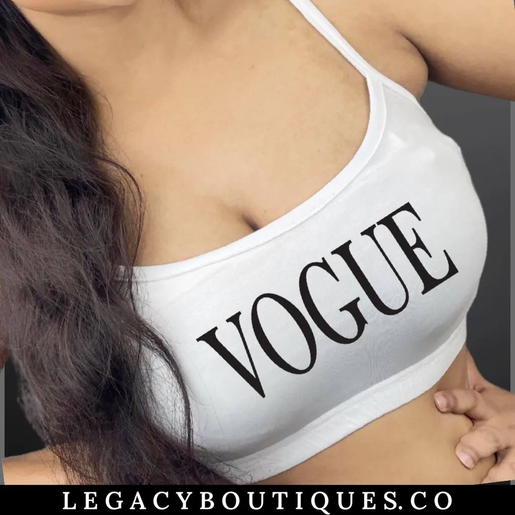 VOUGE Ladies Printed Soft Bra