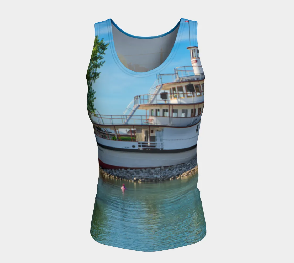 Women's All-Over Fitted Regular Tank Top - SS Sicamous