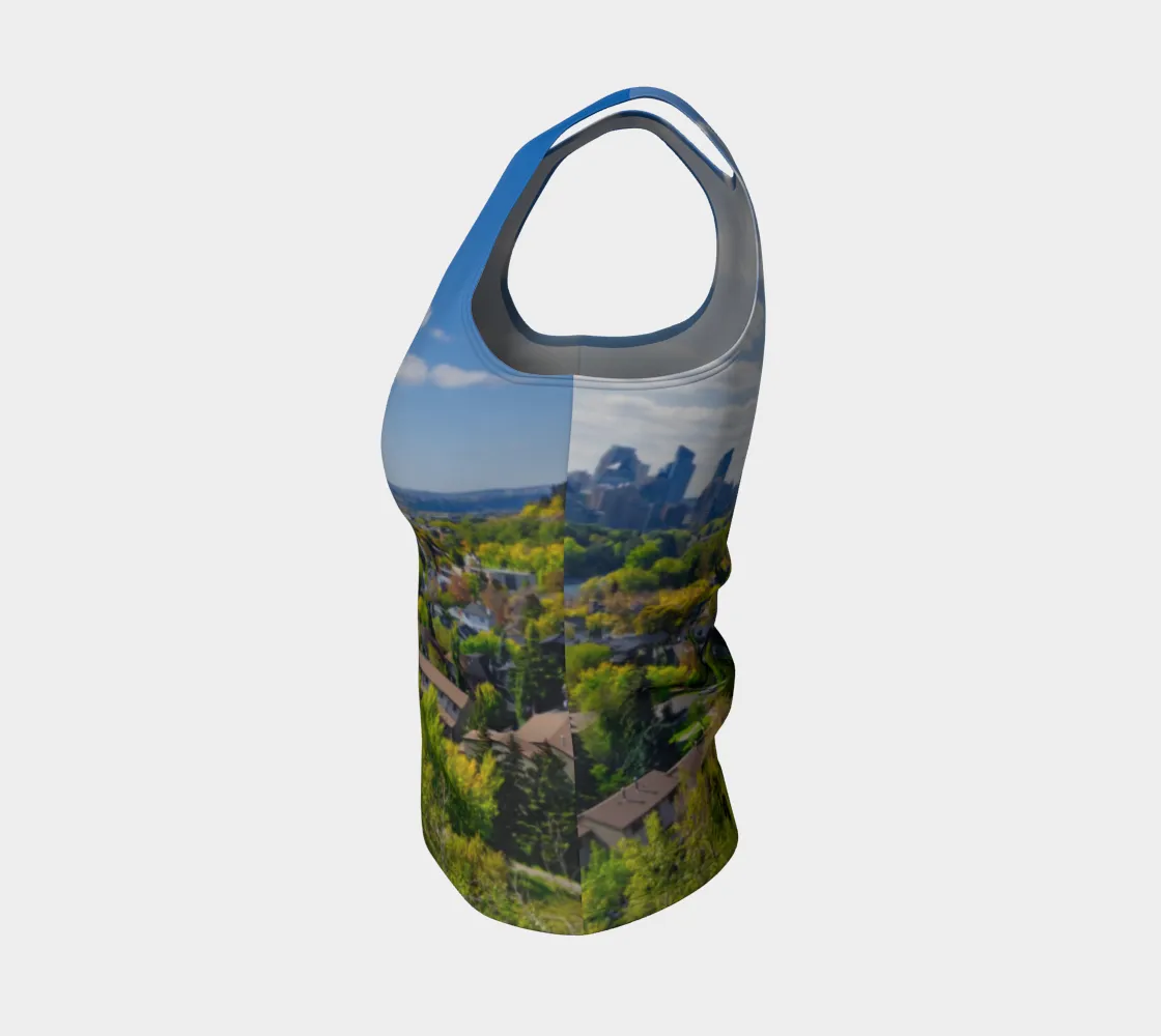 Women's Fitted Long Tank Top - McHugh Bluff Fall