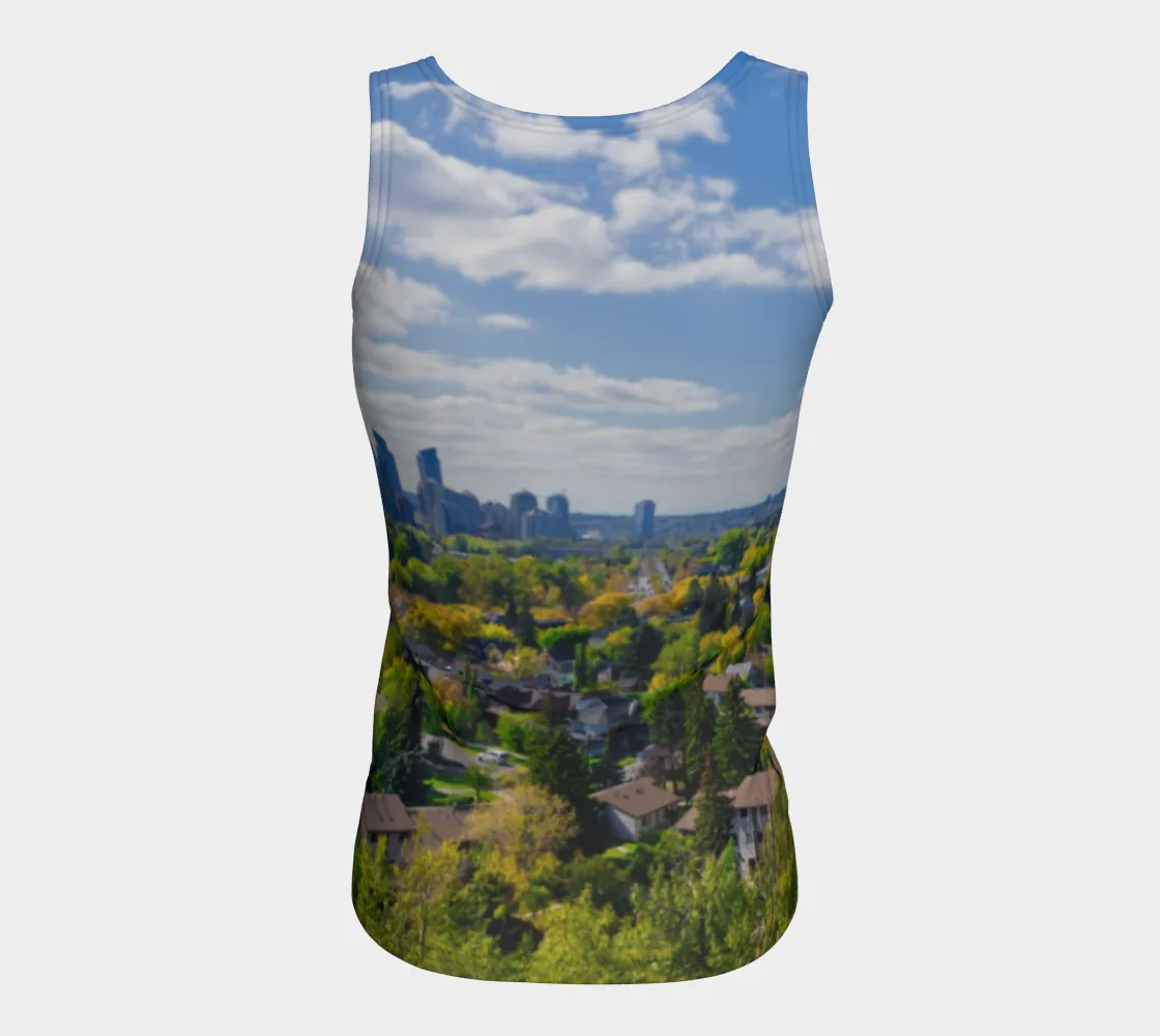 Women's Fitted Long Tank Top - McHugh Bluff Fall