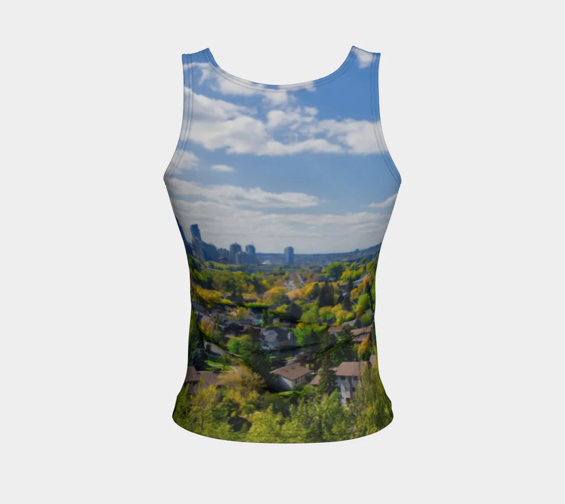 Women's Fitted Long Tank Top - McHugh Bluff Fall