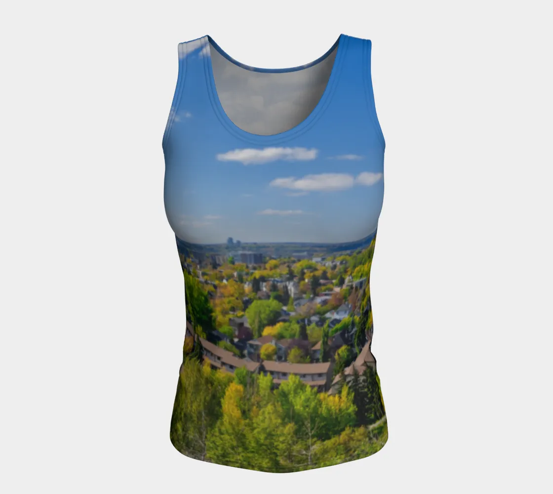 Women's Fitted Long Tank Top - McHugh Bluff Fall