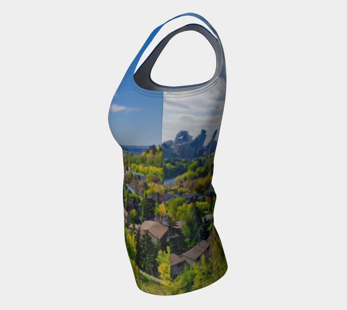 Women's Fitted Long Tank Top - McHugh Bluff Fall