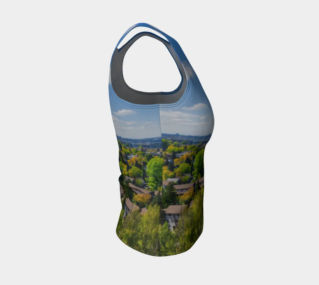 Women's Fitted Long Tank Top - McHugh Bluff Fall